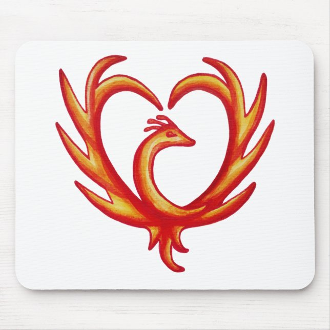 Alfombrilla De Ratón Phoenix Heart (Frente)