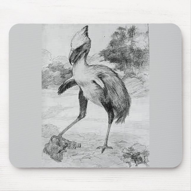 Alfombrilla De Ratón Phororhacos Terrorbird Mousemat (Frente)