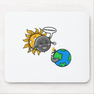 Alfombrilla De Ratón ¡Photobomb! Eclipse solar total de 2024
