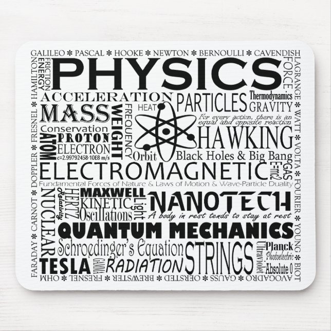 Alfombrilla De Ratón Physics Mousepad (Frente)