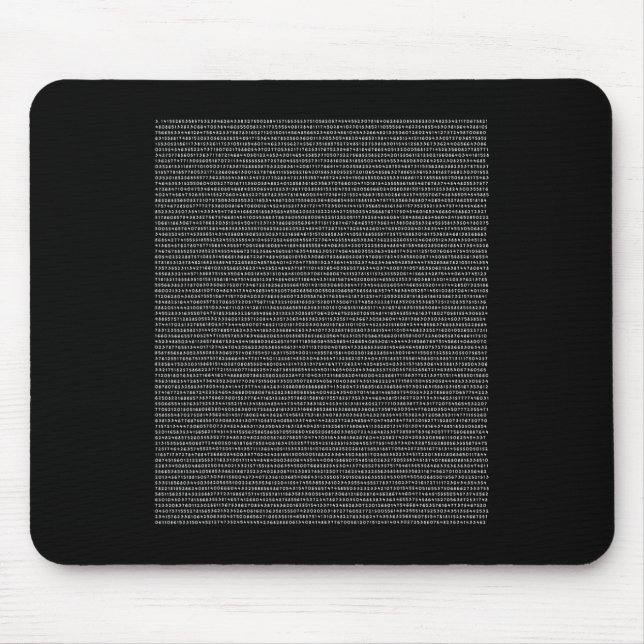 Alfombrilla De Ratón Pi 5000 Dígitos Pi Day Mathematicista Nerd M (Frente)