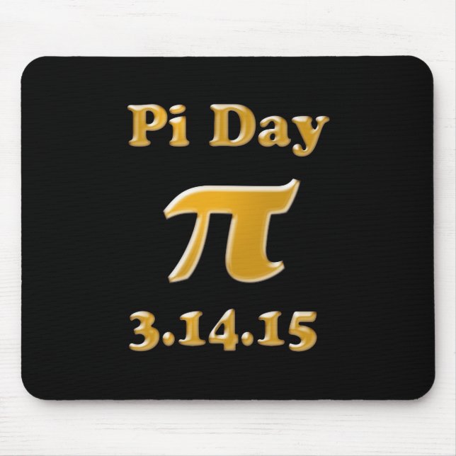 Alfombrilla De Ratón Pi Day 2015 Mousepad (Frente)