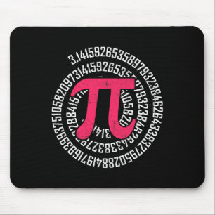 Alfombrilla De Ratón Pi Day Math Nerd Geek 3.1415 Número Irracional Pi