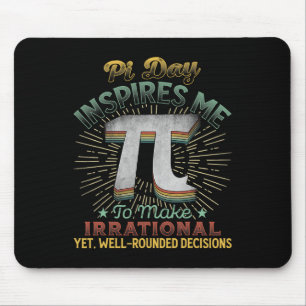 Alfombrilla De Ratón Pi Day Me Inspira Para Hacer Sol Vintage Irraciona