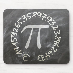 Alfombrilla De Ratón Pi Day PiDay Chalkboard Education