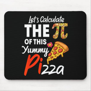 Alfombrilla De Ratón Pi Day Pizza Pun Funny Math Teacher Y P