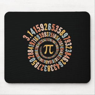 Alfombrilla De Ratón Pi Day Spiral Math Pi