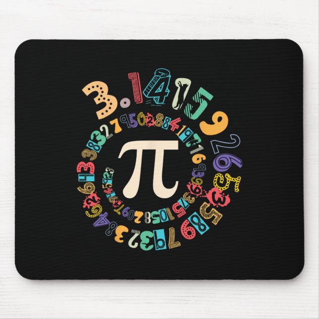 Alfombrilla De Ratón Pi Day Vintage Número 3 (Frente)