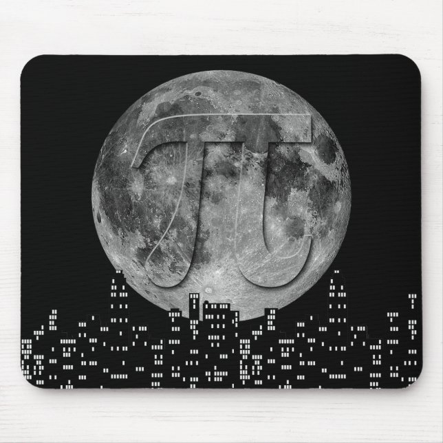 Alfombrilla De Ratón Pi De Luna En El Cielo (Frente)