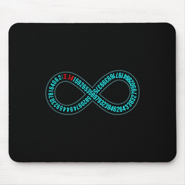 Alfombrilla De Ratón Pi Infinity Pi Day Lover Math Mathematicia (Frente)