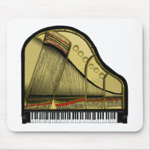 Alfombrilla De Ratón Piano de piano de media cola Mousepad