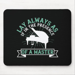 Alfombrilla De Ratón Piano - Si en presencia de un maestro
