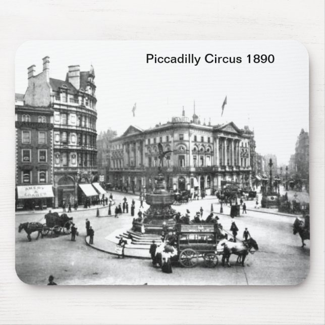 Alfombrilla De Ratón Piccadilly Circus Mousepad (Frente)