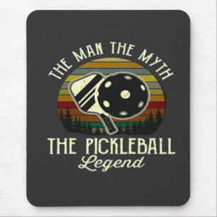 Alfombrilla De Ratón Pickleball- El hombre, El mito, La leyenda 