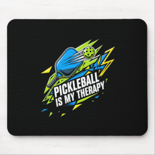 Alfombrilla De Ratón Pickleball es terapia divertido jugador de pelota 