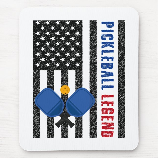 Alfombrilla De Ratón Pickleball Legend USA (Frente)