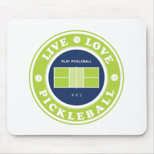 Alfombrilla De Ratón Pickleball: live life pickleball