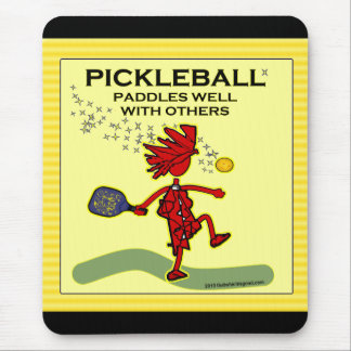 Alfombrilla De Ratón Pickleball se bate bien con otros