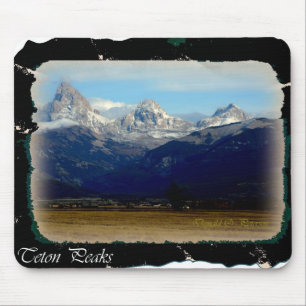 Alfombrilla De Ratón picos del teton