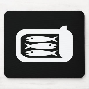 Alfombrilla De Ratón Pictograma Mousepad de las sardinas
