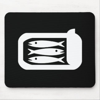 Alfombrilla De Ratón Pictograma Mousepad de las sardinas