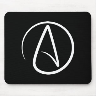 Alfombrilla De Ratón Pictograma Mousepad del ateísmo