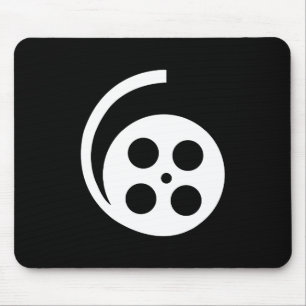 Alfombrilla De Ratón Pictograma Mousepad del carrete de la película
