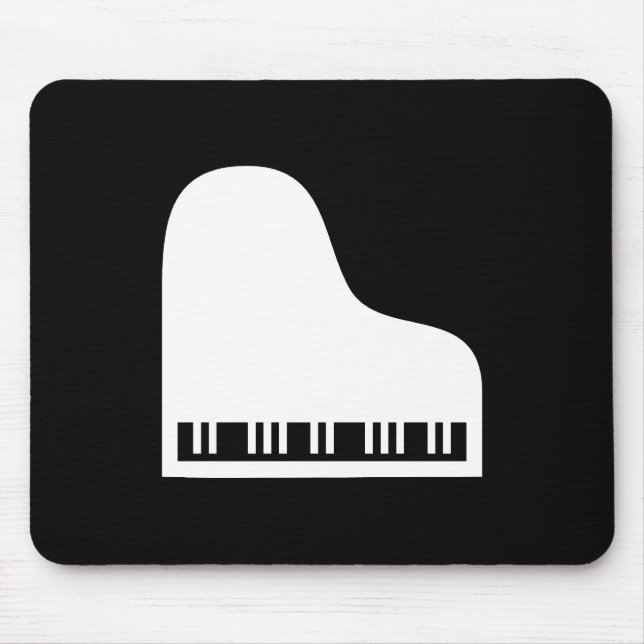 Alfombrilla De Ratón Pictograma Mousepad del piano (Frente)