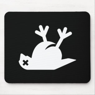Alfombrilla De Ratón Pictograma muerto Mousepad del pájaro