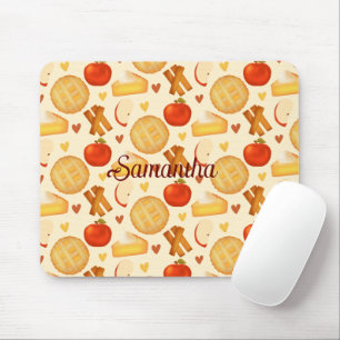 Alfombrilla De Ratón Pie De Apple E Ingredientes Antiguos