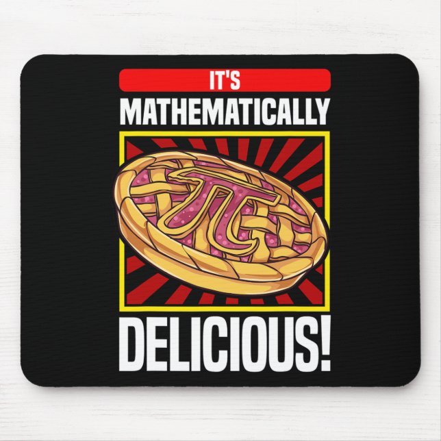 Alfombrilla De Ratón Pie de Apple Pi Day Math Lover (Frente)