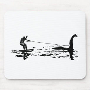 Alfombrilla De Ratón Pie y Nessie grandes