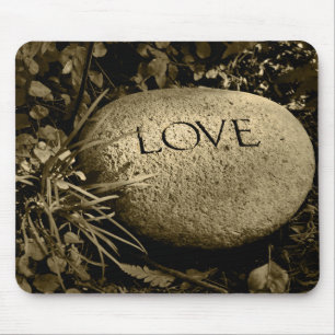 Alfombrilla De Ratón Piedra de "amor"