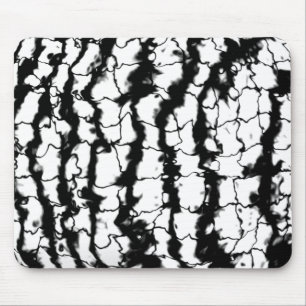 Alfombrilla De Ratón piedra falsa blanca y negra