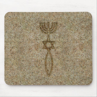Alfombrilla De Ratón Piedra mesiánica Mousepad del sello