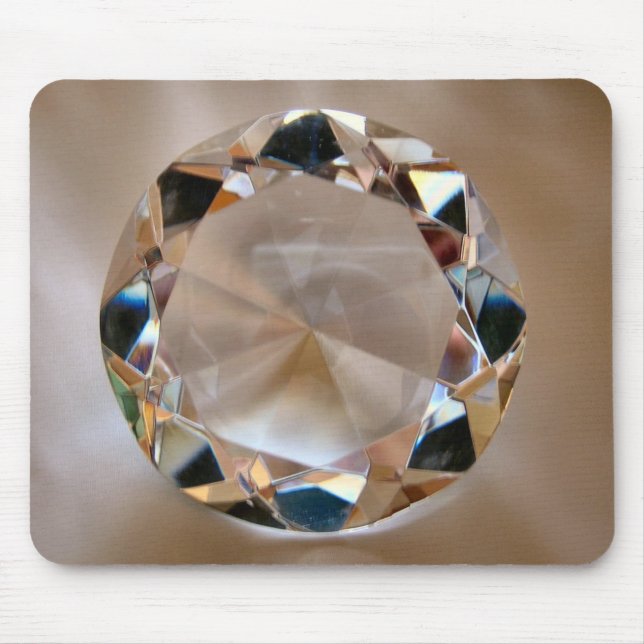 Alfombrilla De Ratón Piedra preciosa brillante Mousepad (Frente)
