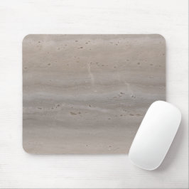 Alfombrilla De Ratón Piedra Travertina Pulida Champiñón Beige Minimalis
