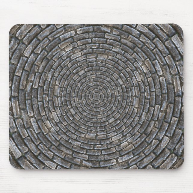 Alfombrilla De Ratón Piedras de los círculos (Frente)