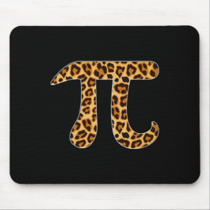 Alfombrilla De Ratón Piel de impresión de leopardo de Pi Cheetah Pi Day