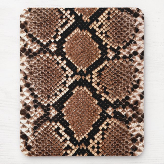 Alfombrilla De Ratón Piel de serpiente Diamond Rattlesnake (Frente)