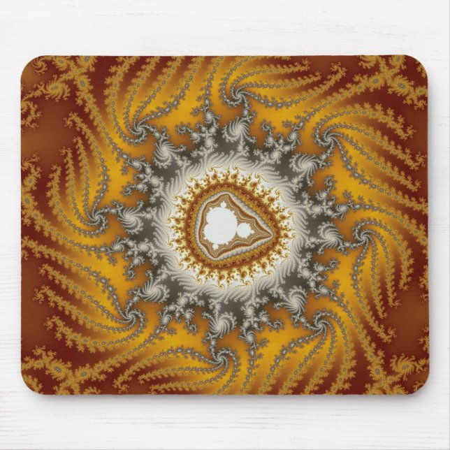 Alfombrilla De Ratón Piel - Fractal Mousepad (Frente)