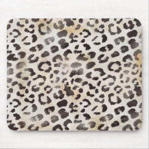 Alfombrilla De Ratón Piel leopardo en marfil de mandarina