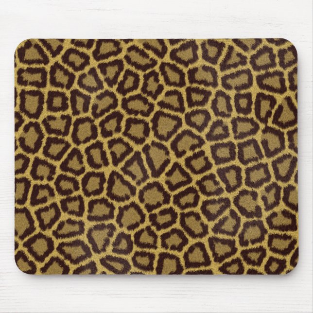 Alfombrilla De Ratón Piel Mousepad del leopardo (Frente)