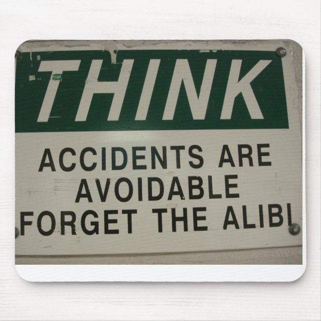 Alfombrilla De Ratón Piense (Frente)