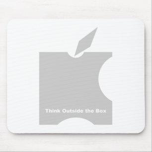 Alfombrilla De Ratón Piense fuera de la caja Mousepad