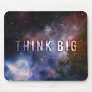 Alfombrilla De Ratón PIENSE GRANDE - espacio y universo de motivación