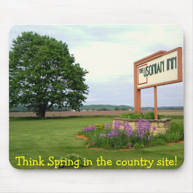 Alfombrilla De Ratón Piense la primavera - cojín de ratón (Frente)