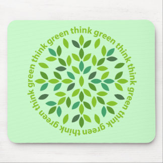 Alfombrilla De Ratón Piense Mousepad verde