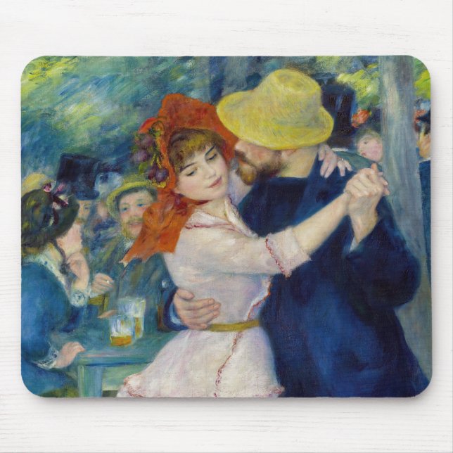 Alfombrilla De Ratón Pierre-Auguste Renoir - Baile en Bougival (Frente)
