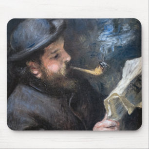 Alfombrilla De Ratón Pierre-Auguste Renoir - Claude Monet leyendo